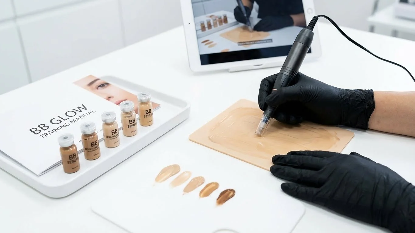 Training BB Glow training bij Beauty Icon Academy