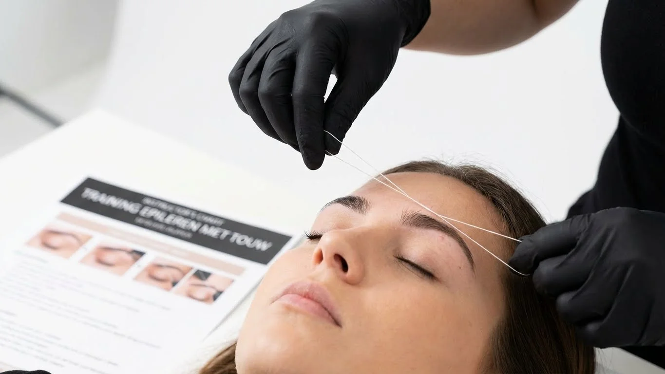 Training Epileren met Touw (Threading) training bij Beauty Icon Academy