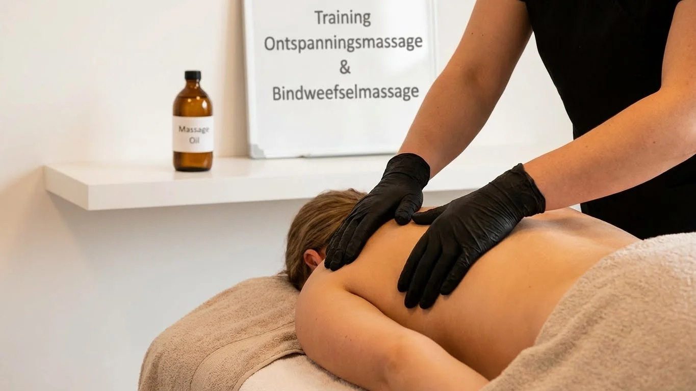 Training Ontspanningsmassage & Bindweefselmassage training bij Beauty Icon Academy